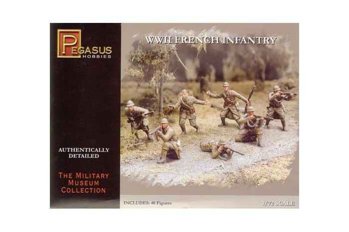 Pegasus Hobbies: WWII French Infantry 1/72 