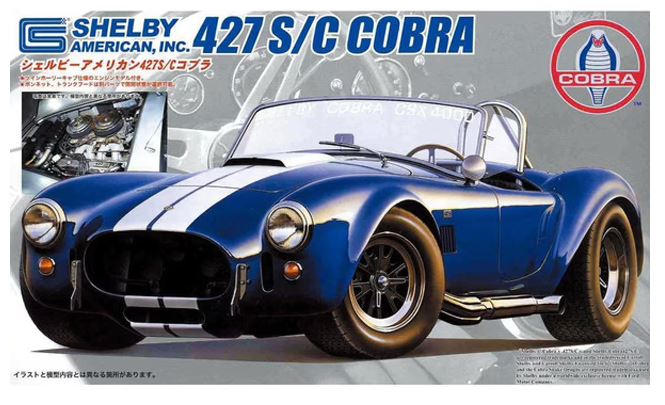 Fujimi 1/24: Shelby Cobra 427SC (with Engine Model) 