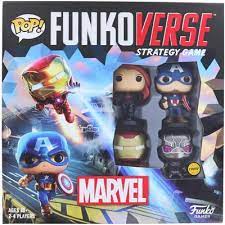 Funkoverse Strategy Game: Marvel 100 (4 Pk) [Chase] 