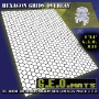 GEO Mats: Hex 1.5" Grid 6x4- White - TWD18GEO6x4-H15WC [784008125308]