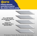GF9: Precision Micro Knife Blade Pack 5ct 