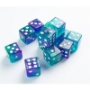 Galaxy Series: Neptune: D6 Dice Set 16 mm (12 pcs) - GGS50018ML [4251715405154]