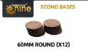 Gale Force Nine: Econo Bases: 60mm round (12)  
