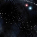 GaleForce Nine: Game Mat: Asteroid Belt [3x3] (SALE) 