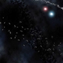 GaleForce Nine: Game Mat: Asteroid Belt [3x3] (SALE) 