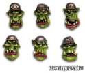 Kromlech Conversion Bitz: German Orc Heads in Helmets 