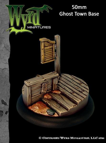 Malifaux: Base Inserts - Ghost Town - 50mm (1) 