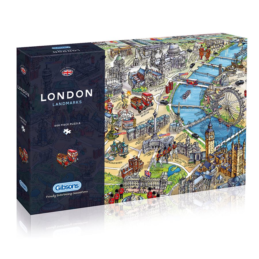 Gibsons Puzzles (1000): London Landmarks 