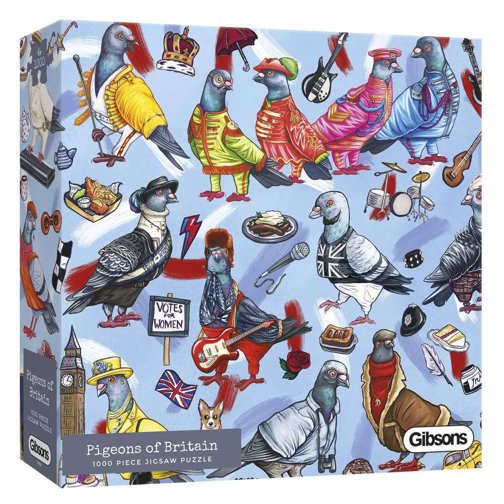 Gibsons Puzzles (1000): Pigeons of Britain 