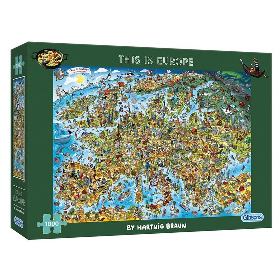 Gibsons Puzzles (1000): This is Europe 