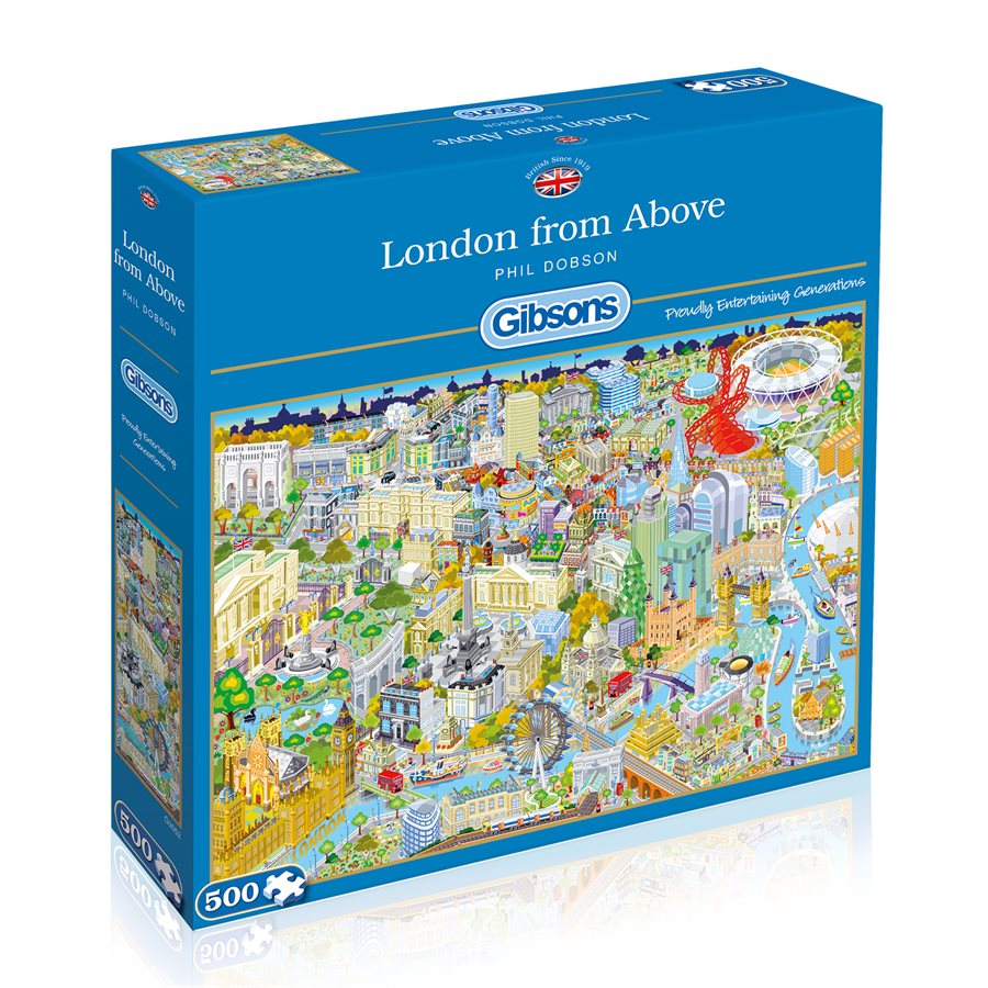 Gibsons Puzzles (500): London from Above [DAMAGED] 