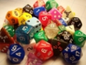 Koplow: Glitter 100 Polyhedral Dice Assorted Cube 