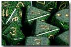 Chessex (25935): D6: 12mm: Speckled: Golden Recon 