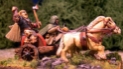 Gripping Beast 28mm Age Of Arthur: Pict Warlord in Chariot 