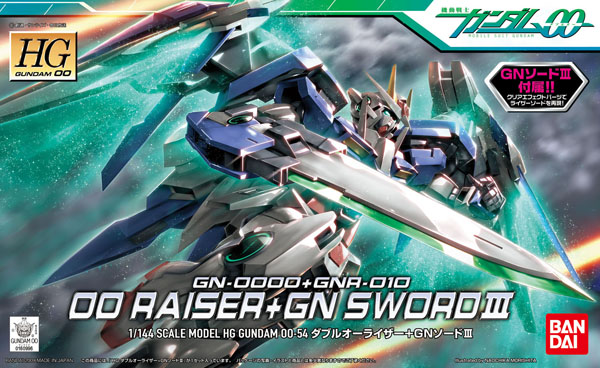 Gundam 00 High Grade (1/144) #54: 00 Raiser + GN Sword III 