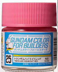 Gundam Color: UG25 TRANS-AM Highlight Red (10ml Bottle)   