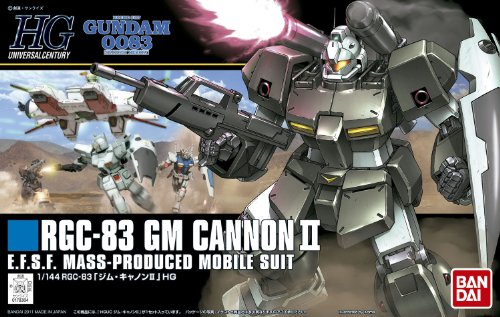 Gundam High Grade Universal Century #125: RGC-83 GM Cannon II E.F.S.F. Mass-Produced Mobile Suit 
