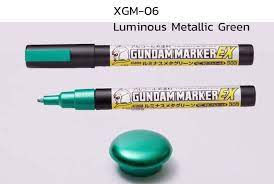 GUNDAM MARKER EX LUMINOUS METALLIC GREEN (XGM06P) - Rise of Gunpla