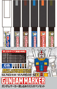 Gundam Marker Set: Pouring Marker Inking Set 