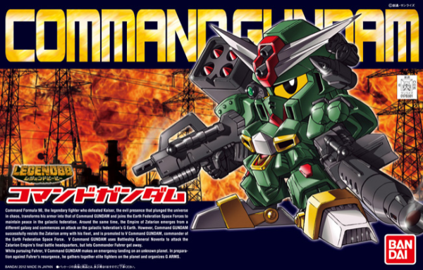 Gundam SD Legend BB375: Command Gundam 