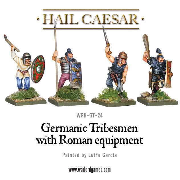 Hail Caesar: Germanic: Tribesmen with Roman equipment 