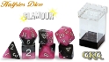 Halfsies Dice: 7 Dice Set: Glamour 