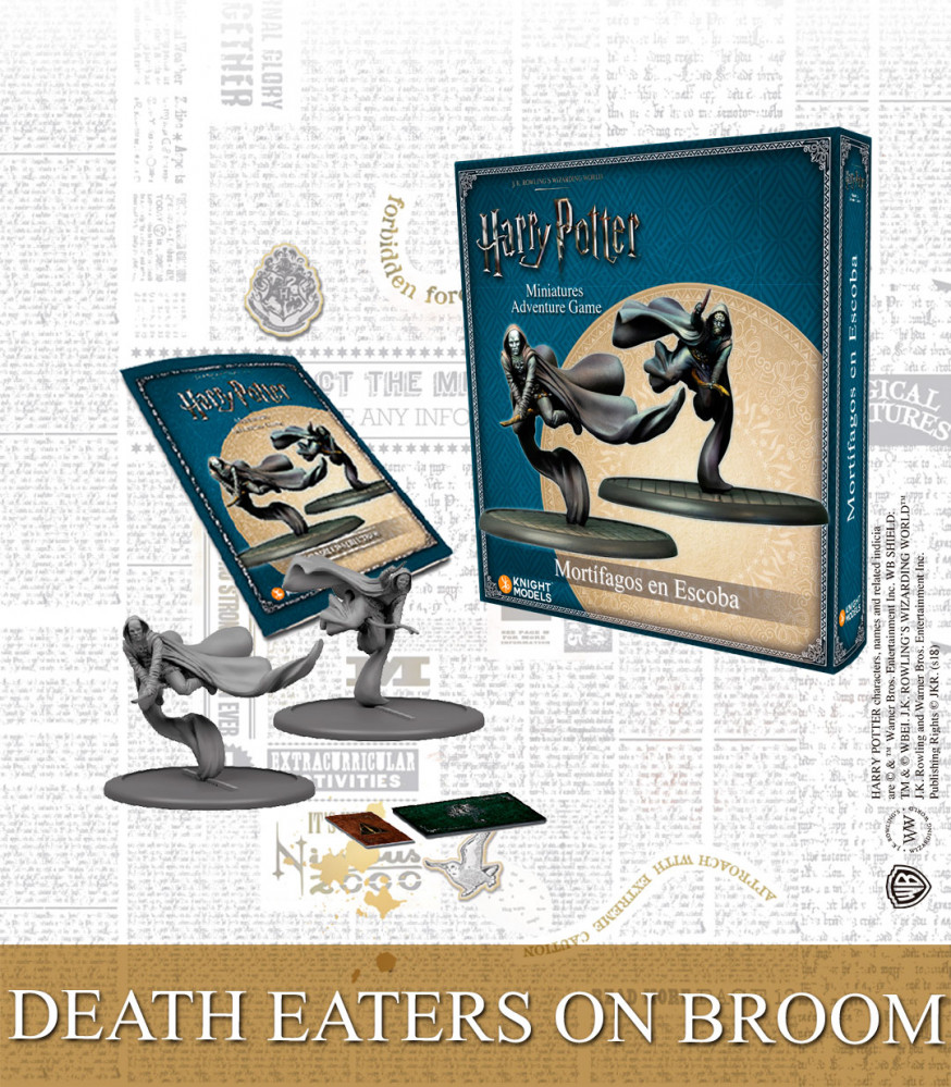 Harry Potter Miniatures Adventure Game: Death Eaters On Broom 