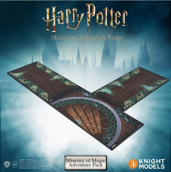 Harry Potter Miniatures Adventure Game: Ministry of Magic & Prophecy Room Gameboard Pack 