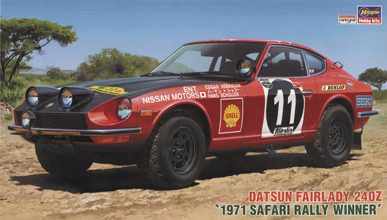 Hasegawa 1/24 Datsun Fairlady 204Z - "1971 Safari Rally Winner" HR8 