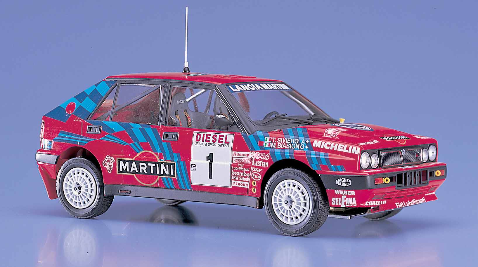 Hasegawa LANCIA Delta HF INTEGRALE 16v 1989 San Remo Rally 4967834252080 for sale online 