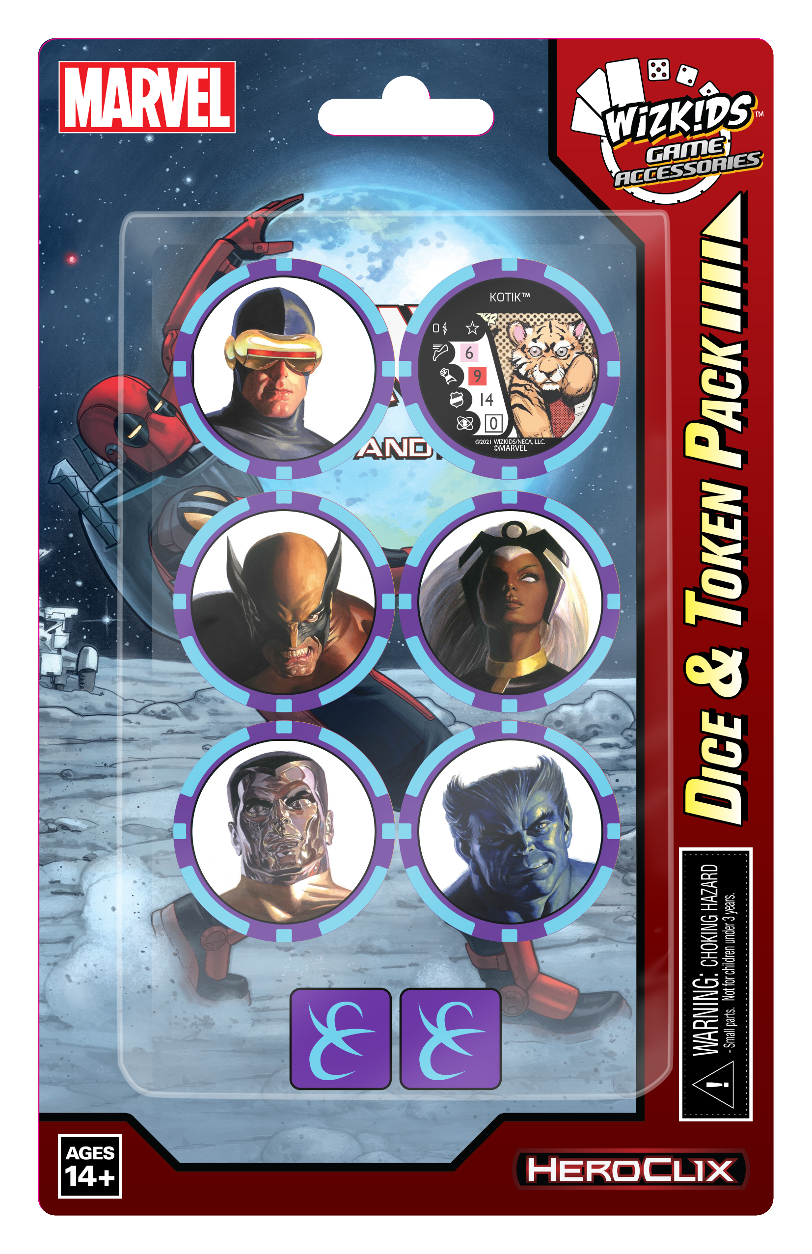 Heroclix: Marvel X-Men Rise And Fall Dice And Token Pack 