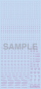 HiQ Parts: 1/100 RB01 Caution Decal Pastel - Violet 