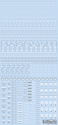 HiQ Parts: 1/100 RB02 Caution Decal - White & Gray 