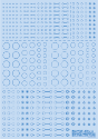 HiQ Parts: Accent Decal A - Indigo Blue 