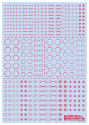 HiQ Parts: Accent Decal A - Red 