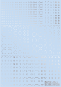 HiQ Parts: Accent Decal A - Silver 