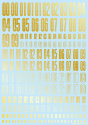 HiQ Parts: CND Decal - Number Gold 
