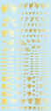 HiQ Parts: Tattoo Decal 01 "Heart" Gold 