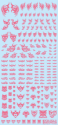 HiQ Parts: Tattoo Decal 01 "Heart" Tattoo Pink 
