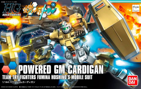 High Grade (HG) Build Fighters: #19 Powered GM Cardigan 