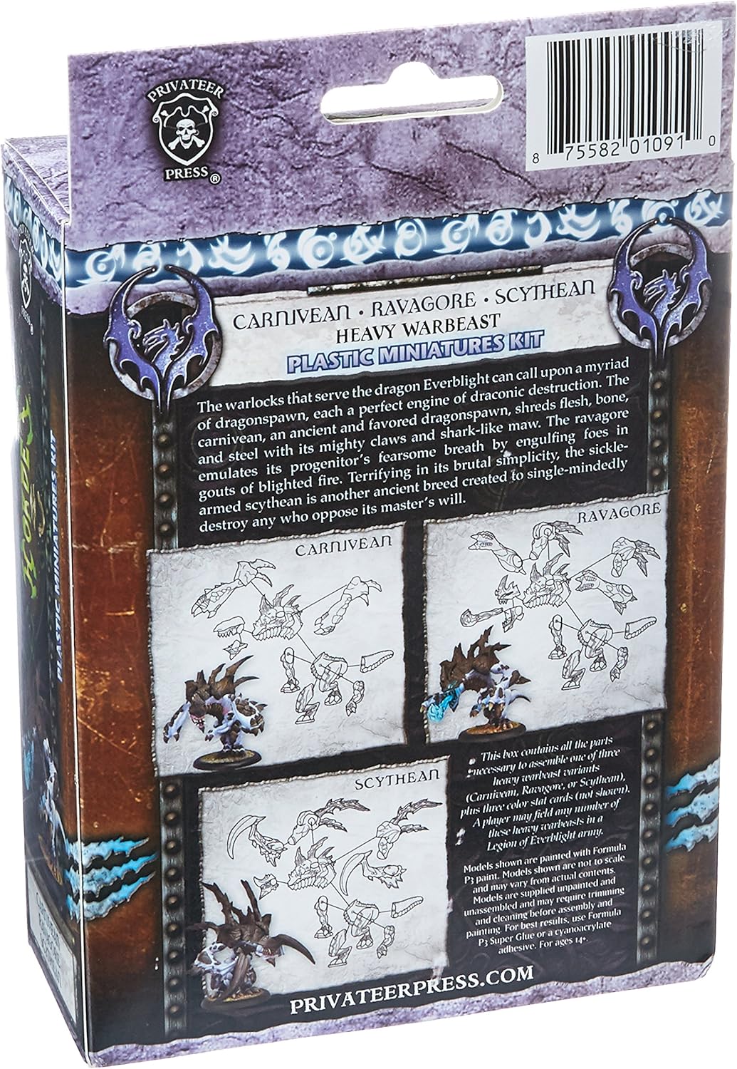 Privateer Press - Hordes: Legion Of Everblight (73057): Heavy War Beast ...