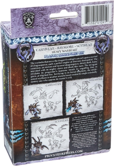 Everblight Ravagore Privateer Press - Hordes: Legion Of Everblight (73057): Heavy War Beast ...
