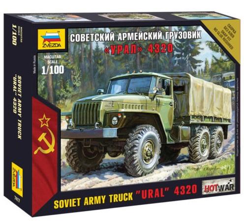 Hot War: Soviet Army Truck "Ural" 4320 (1/100) 