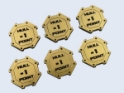 Micro Art Studio: Infinity Tokens: Hull Point Gold 