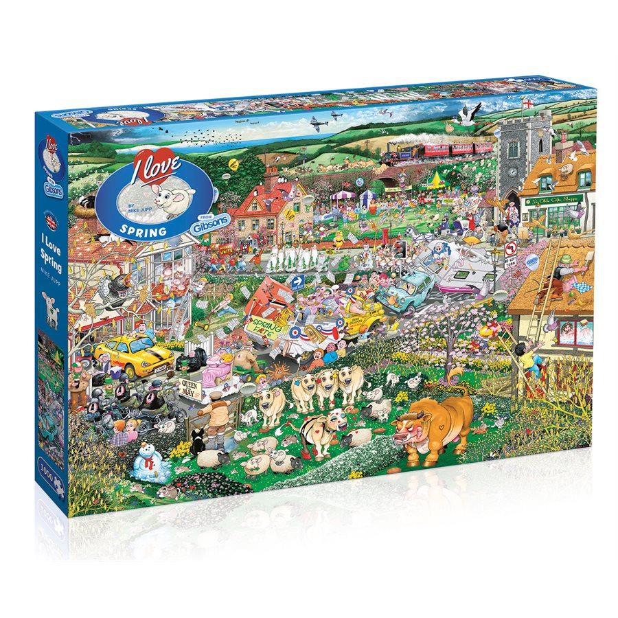 Gibsons Puzzles (1000): I Love Spring 
