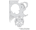 IWATA: Artool Skullmaster The Frontal Freehand Airbrush Template by Craig Fraser 