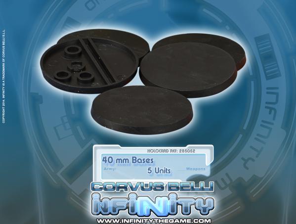 Infinity Accessories: 40mm Bases (5) 