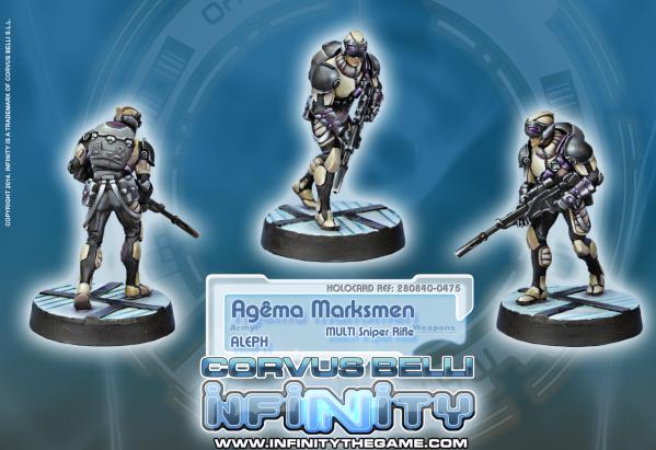 Infinity Aleph (#475): Agema Marksmen (MULTI Sniper) 