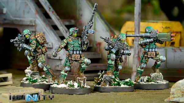thumbnail image 2 of Frontoviks, Assault Separated Battery – Ariadna, Infinity Miniatures (Corvus Belli, 281105-0765) 2 of 3