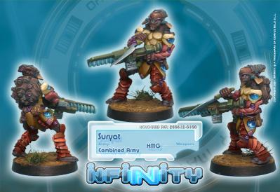 Infinity Combined Army (#100): Suryat (HMG) 